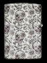Zippo vžigalnik 49458 Skulls & Flowers, Glow in the Dark